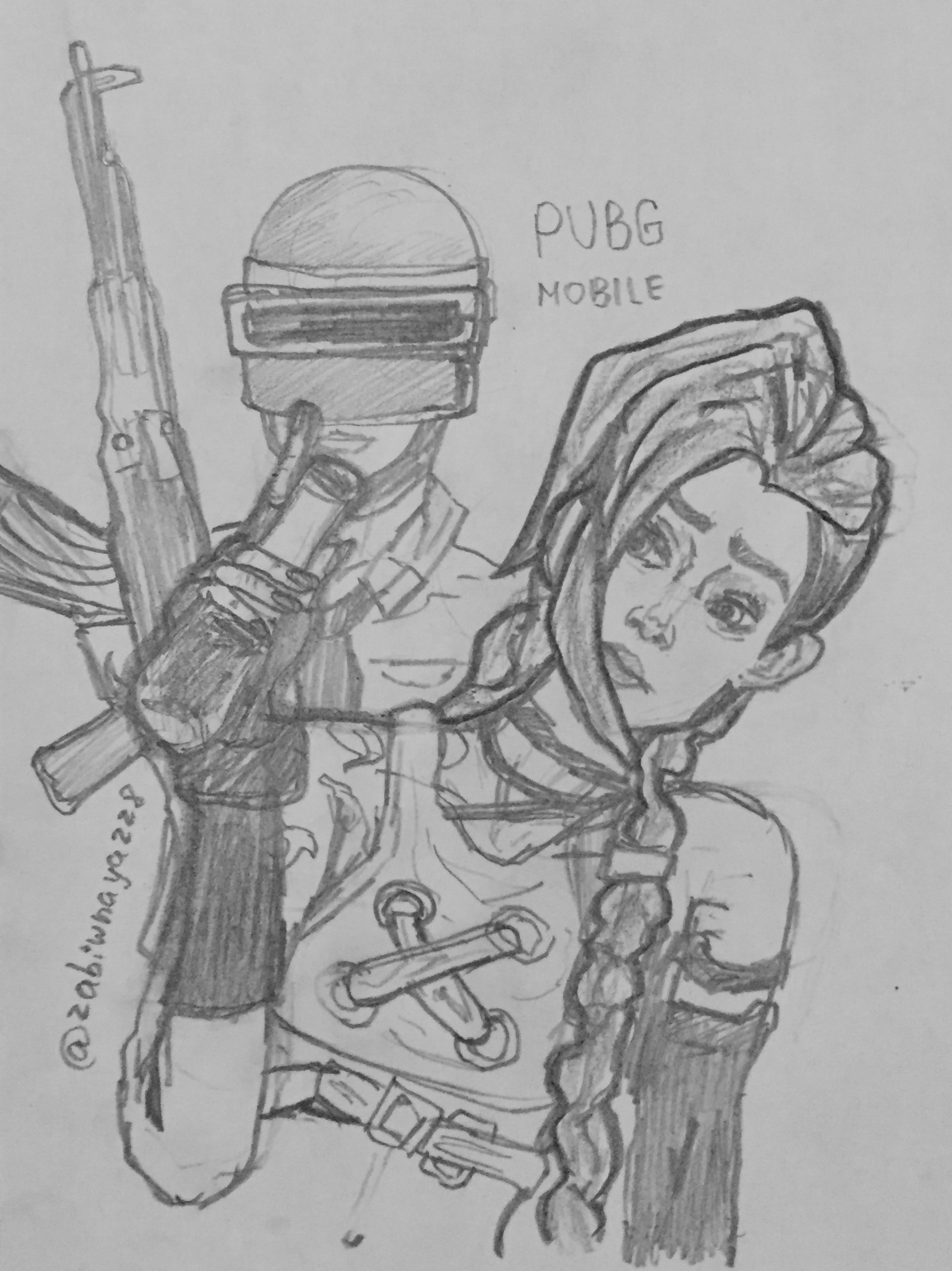 Sketch Of Dead Pool And Free Pubg Sketch Also